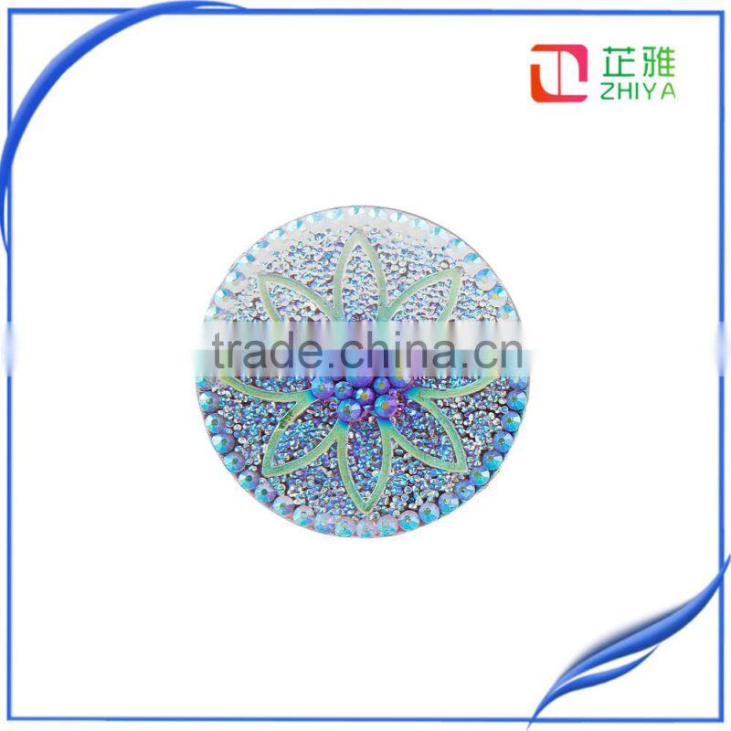 2016 wholesale sewing accessories round resin embellishments