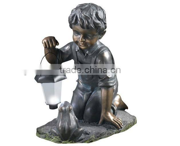 Boy and Frog Solar Lantern