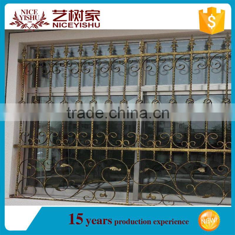 China ornamental wrought iron window grills design