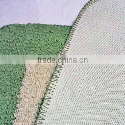 polypropylene fiber big foot print bathroom rugs anti-slip mat