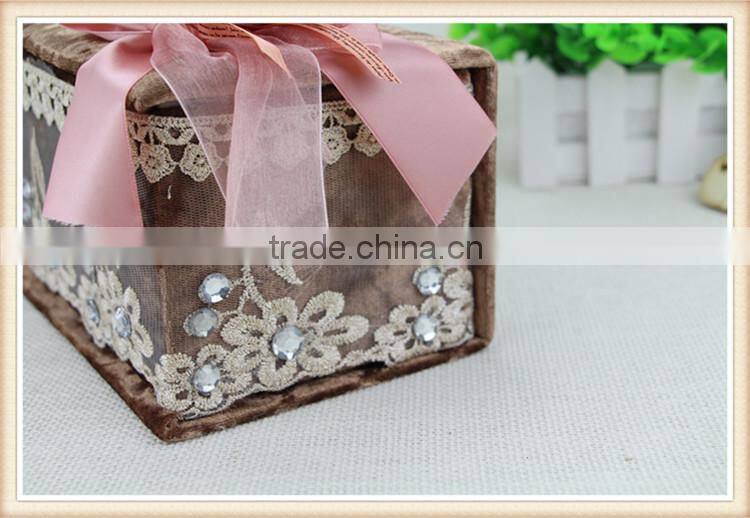 Wall mounted tissue box holder