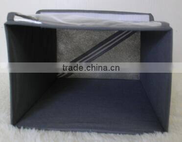Home collection fabric storage box,shoe storage box, non-woven ployester canvas storage box folding