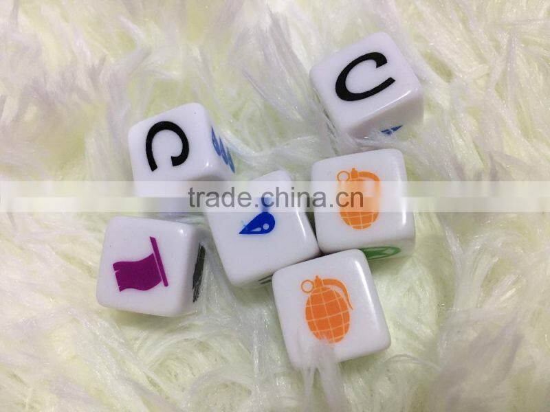custom printed dice