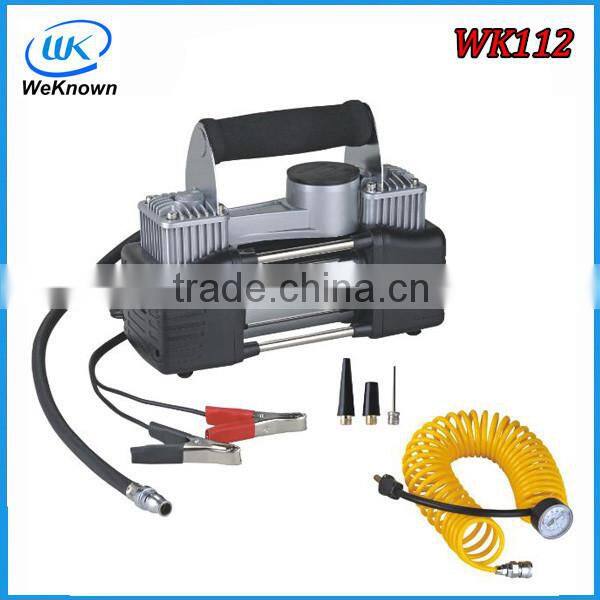 12 volt DC car inflation pump/mini car air compressor