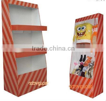 AEP promotional cardboard plush toy display stand