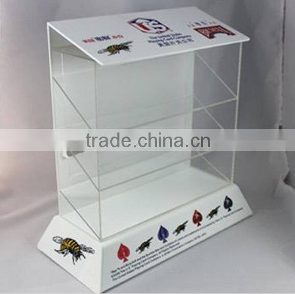 custom clear plastic e-liquid juice acrylic display stand