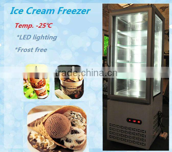 Stainless steel Vertical Ice Cream Freezer