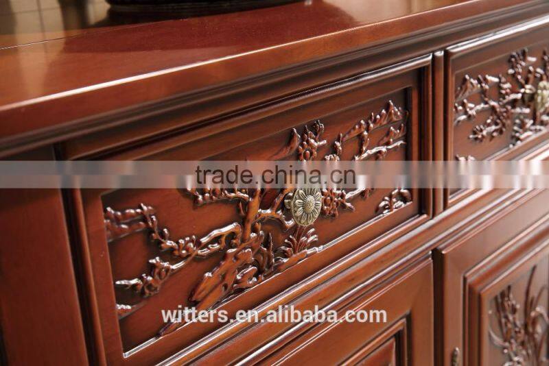 Antique bathroom furniture with mirrors china style WTS828