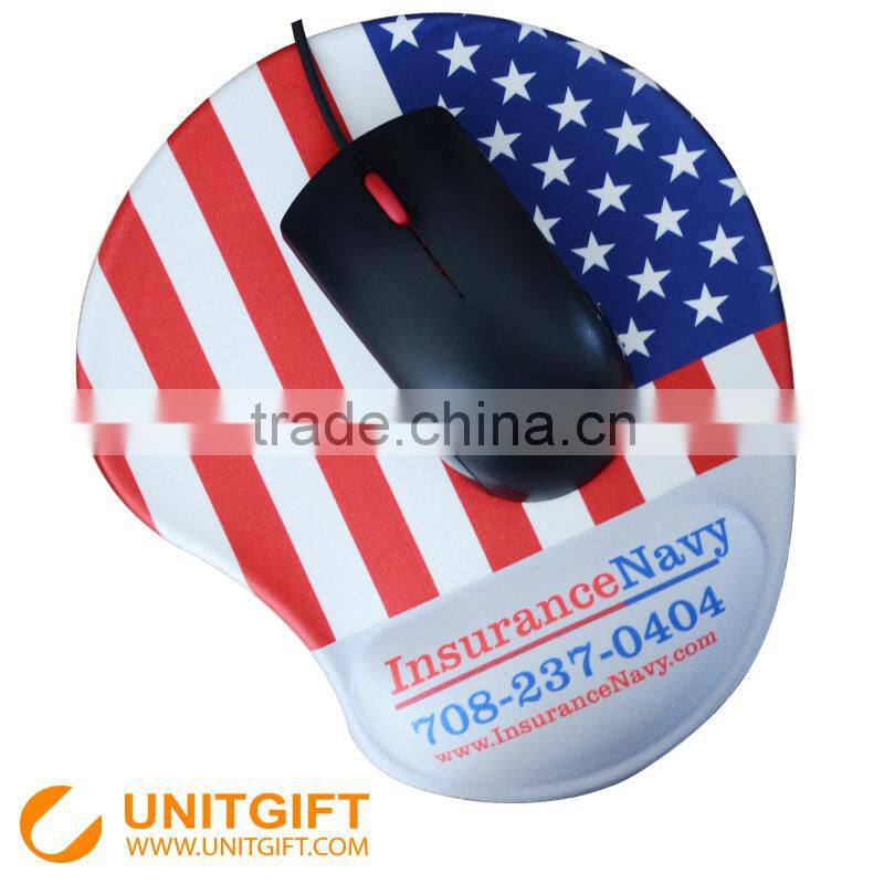 Sublimation mousepad with wrist rest