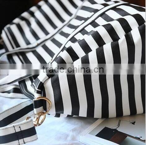 Monogrammed Wholesale Striped Travel Bag