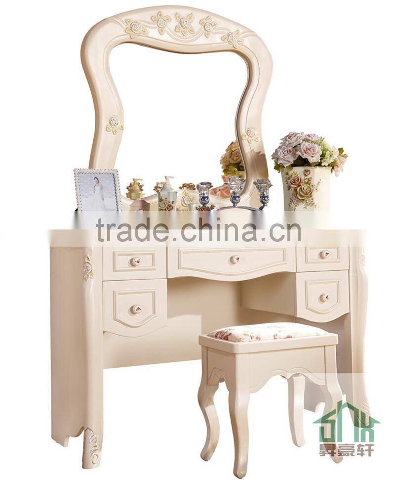 New Arrival White Dressing Table HA-906# Makeup Table Dressing Table Designs For Bedroom