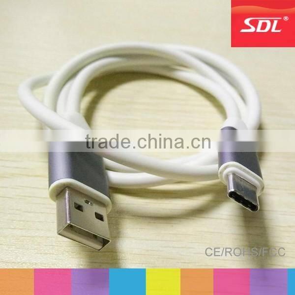 2016 high speed charge Type-C USB data cable for macbook mobile phone tablet