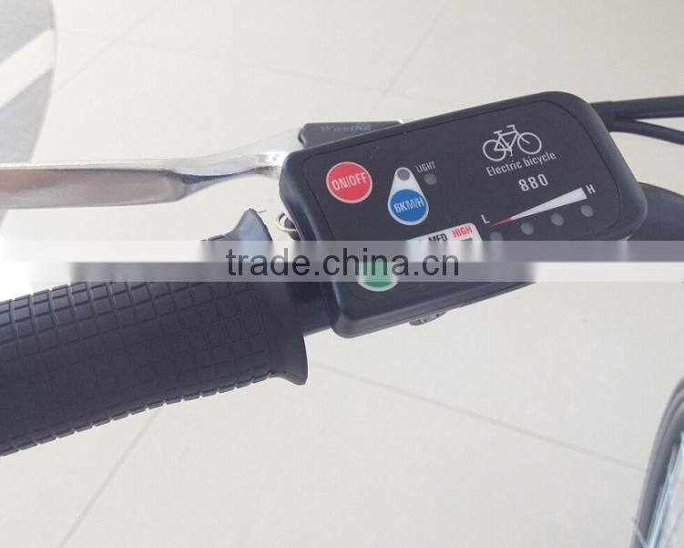 26 Inch Aluminum Frame Lithium Battery Electric Bike