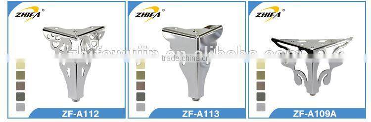 ZHIFA ZF-A105 factory price metal sofa leg, buy furniture legs, black sofa legs