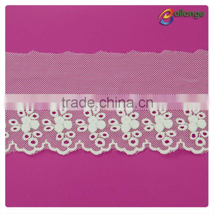 2016 luxury lace trim with latest design for fashion trend dress