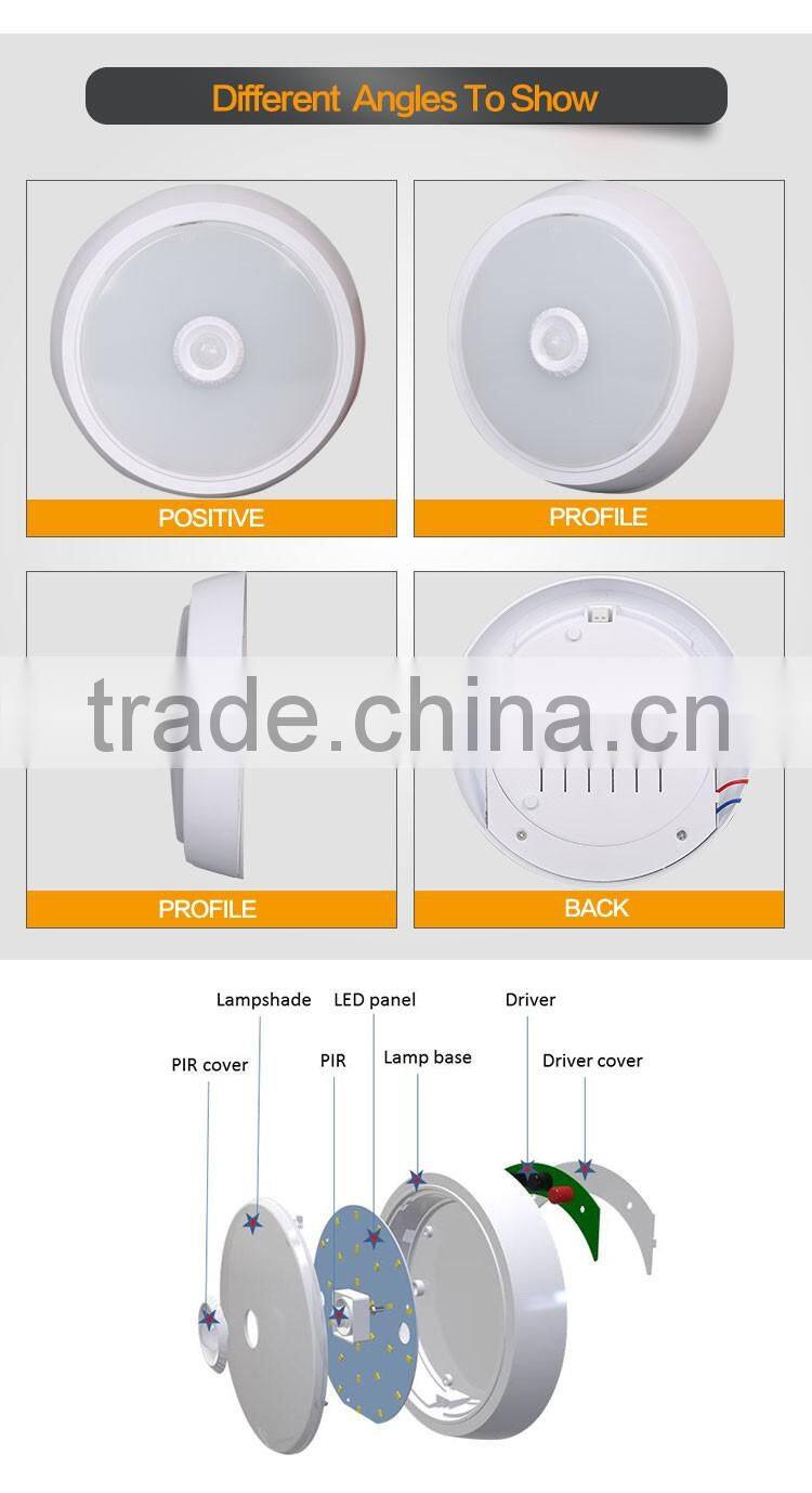 050606 outside wall lamp led bulkhead lamp plastic housing pc microwave moisture proof light fixture
