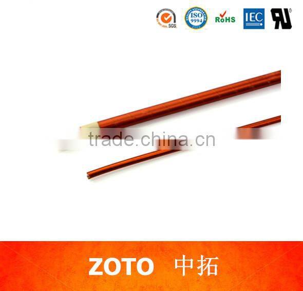 Flat section polyimide film covered conductor insulation wire for power equipment