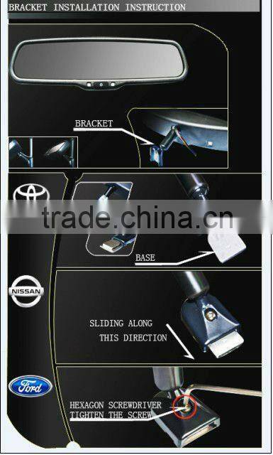 HOT! best car parking sensor connect with mirrors