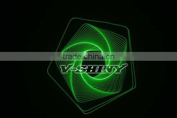 multi-effect 2 watt laser green color