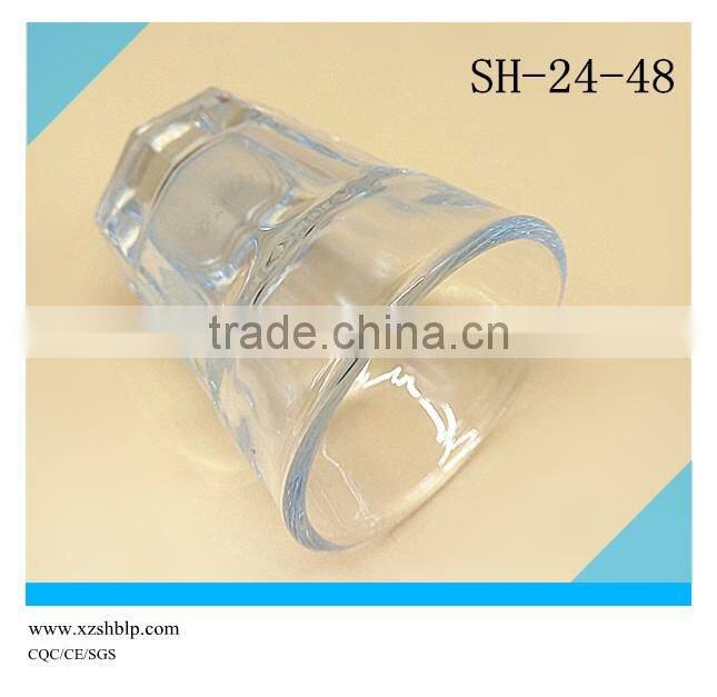 Hot selling clear tube cup japan glass (Made in China)
