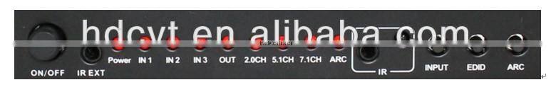 Hot sale 3 by 1 HDMI Switcher with ARC, HDMI 1.4