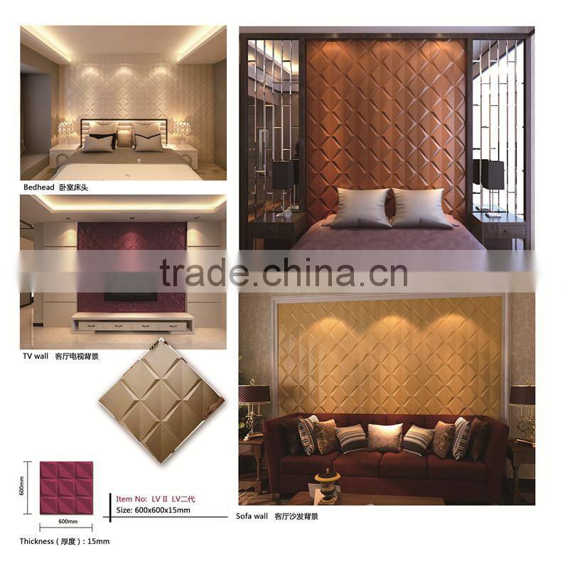 2015 new design wall decor stylish modern cheap decorative 3d panel modern