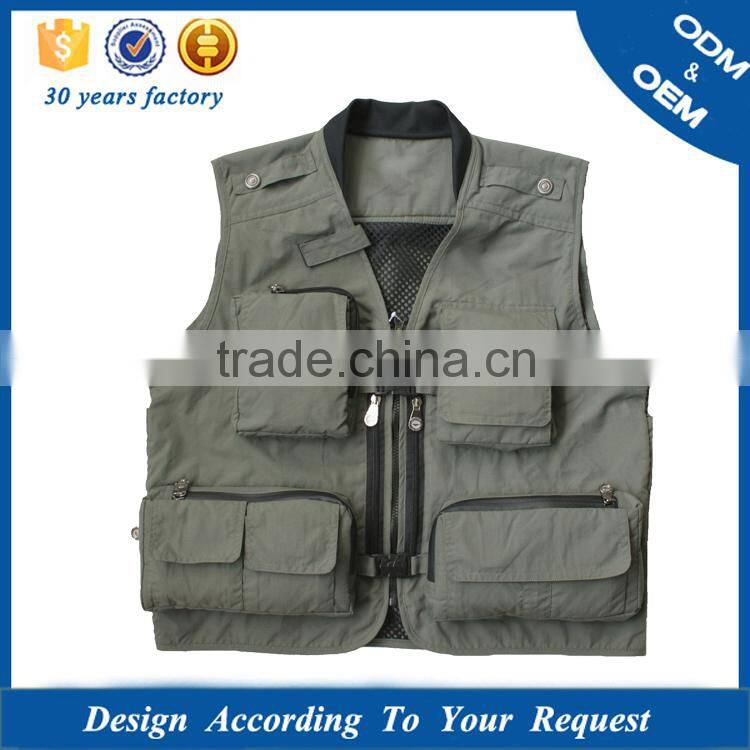 Outdoor quick-drying vest suit men,sport vest for adult