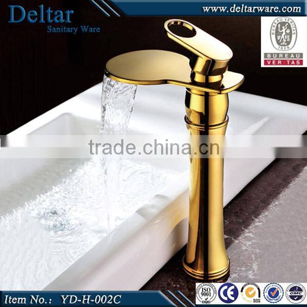 Kaiping faucet supplier wholesale chrome waterfall basin faucet, kaiping basin faucet price with good quality