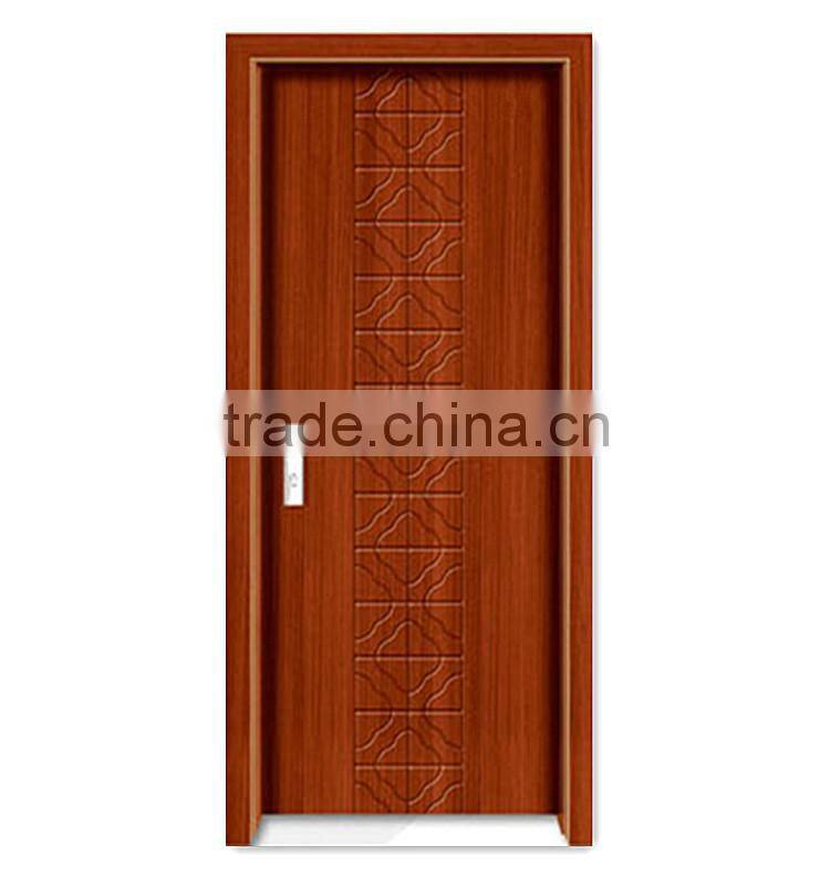 Fancy design wooden interior door PVC bedroom door
