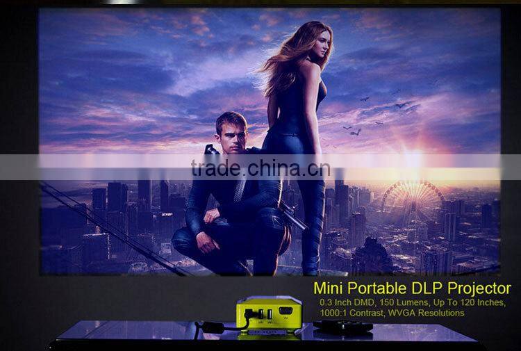 High Definition ! HDMI USB Game ,home cinema use 1080p 3d 150 ansi lumens mini led projector