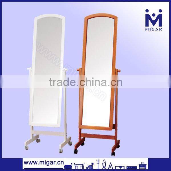 White living room mirror stand MGM-3066