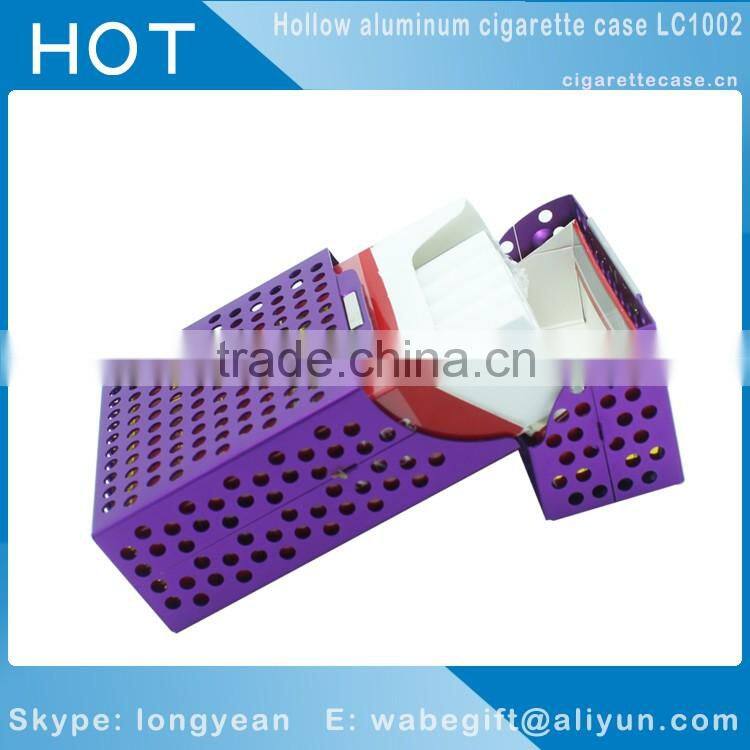 Fashion Hollow Design Anti-Press Cigarette Protector Holder Cover Case Box
