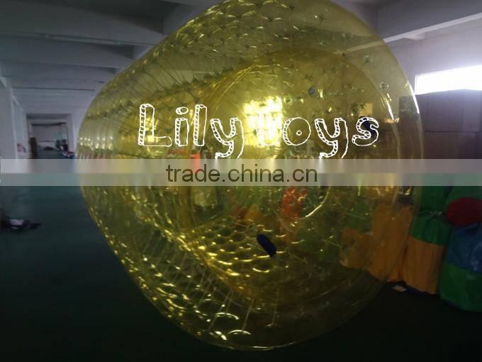 Inflatable water roller ball for swimming pool, floating water pool ball for kids