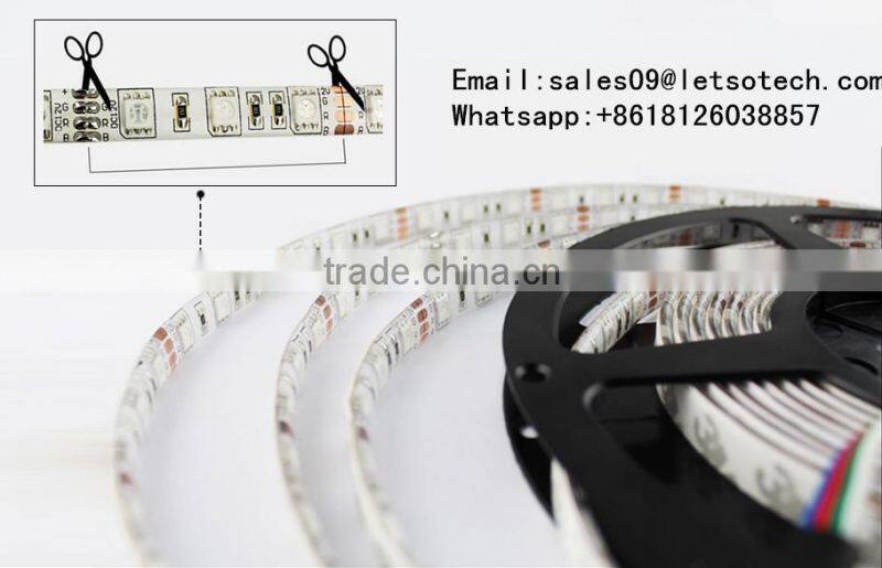 CE RoHS approved High Quality Cheap Price Copper Lamp Body Material 5m/roll Flexible rope SMD 5050 LED Strip Light RGB