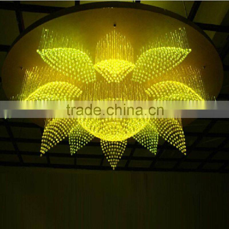 customized LED RGB 0.75/1.0/1.5mm plastic Fiber Optic Star Ceiling Kit Light with WIFI, DMX & twinkle different function