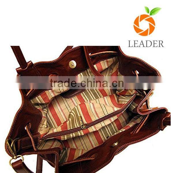 Leisure vintage style high quality old fashioned handbag