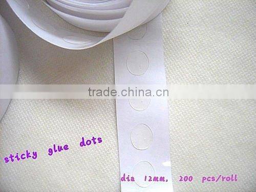 double sided permanent tape/hot melt glue /round adhesive dots