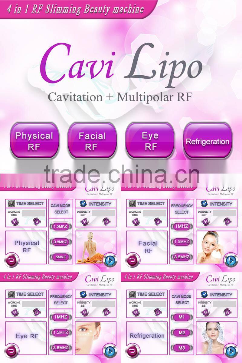 slimming machine with instant face lift cream