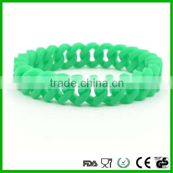 Latest Fashion Bracelet Girl Custom Silicone Knit Bracelet