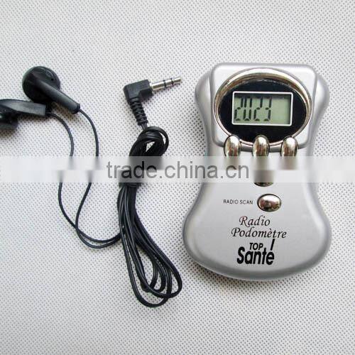 pedometer radio fm