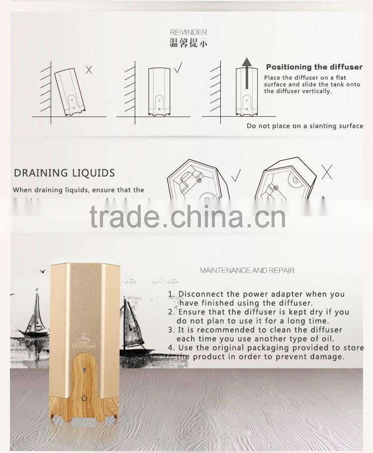 GX Diffuser wooden incense burner/essential oil diffuser USB/car air humidifier