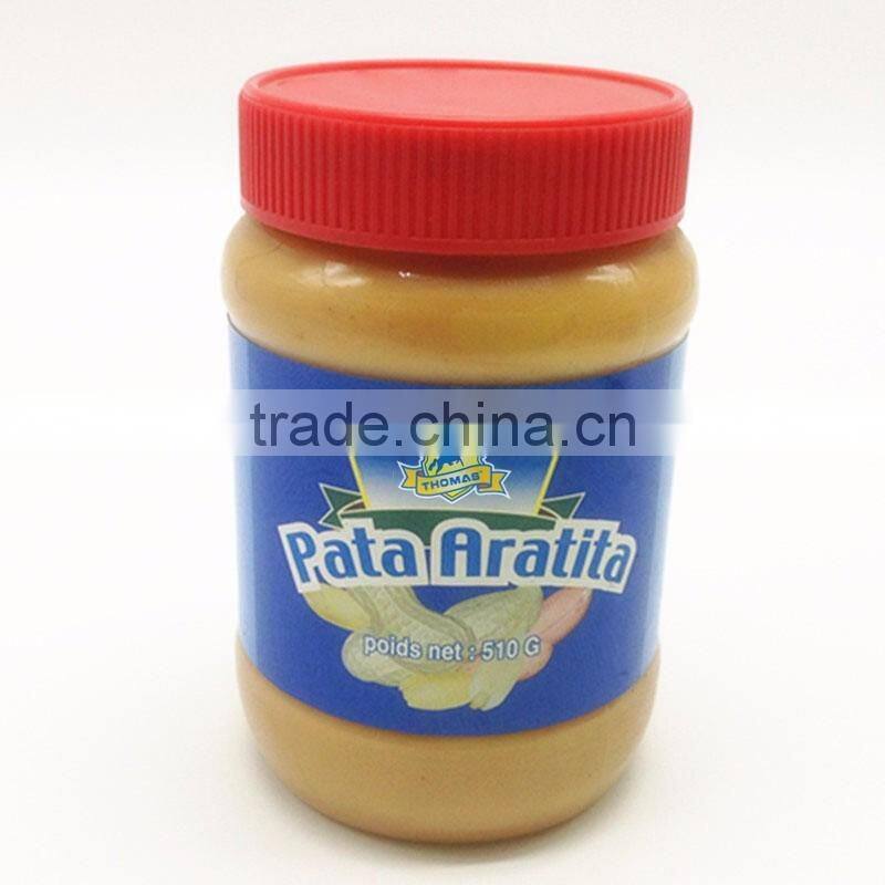 Chinese NON GMO peanut butter packed in bottle