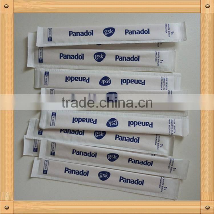 Dipsosable Wooden Spatula for Medical Oral Examination