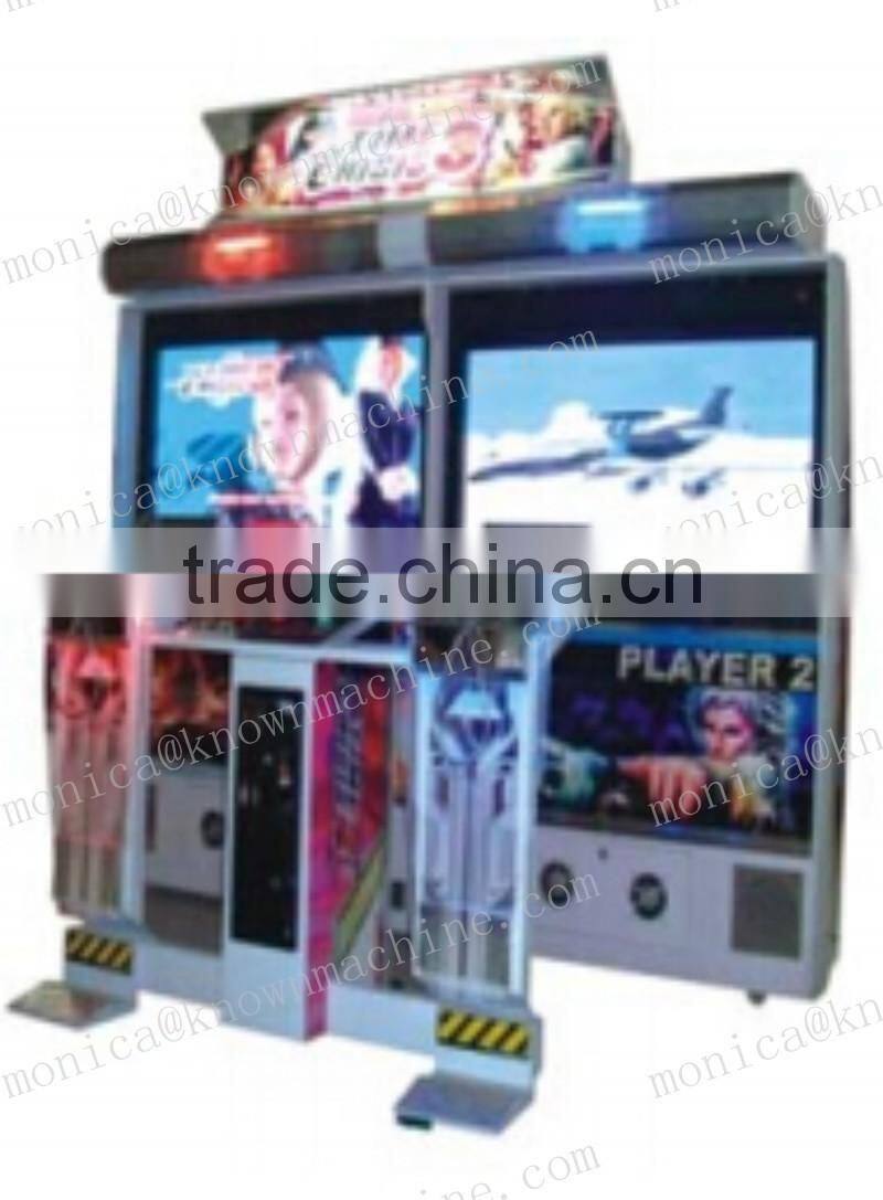 Game center shooting game machine for youth