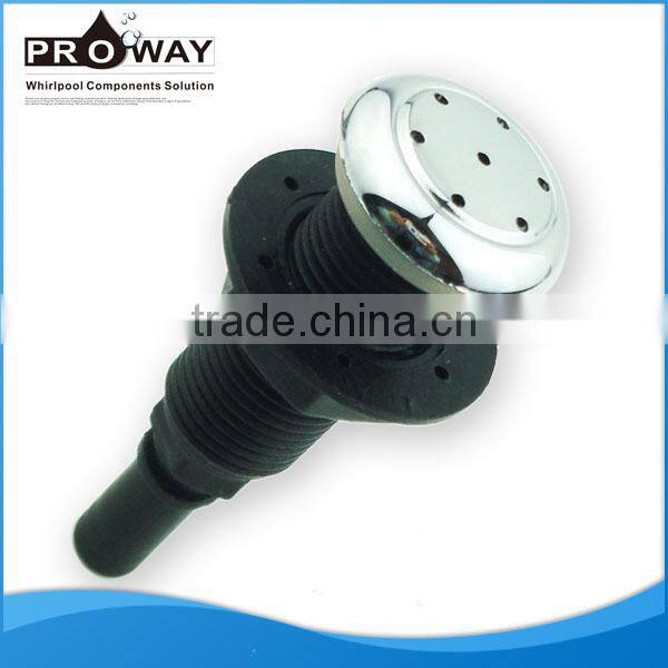 27mm Cover 8mm Quick Joint Hydrotherapy Brass Bathtub Spa Fitting Nozzle Air Bubble Jet