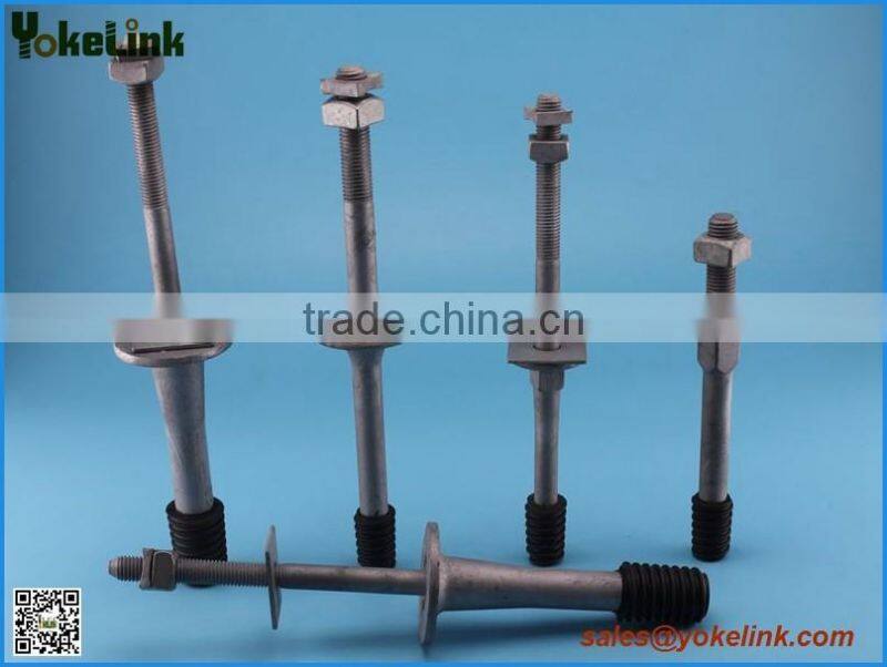 ESPEIGA PARA CRUCETE DE MADERA Crossarm steel pin