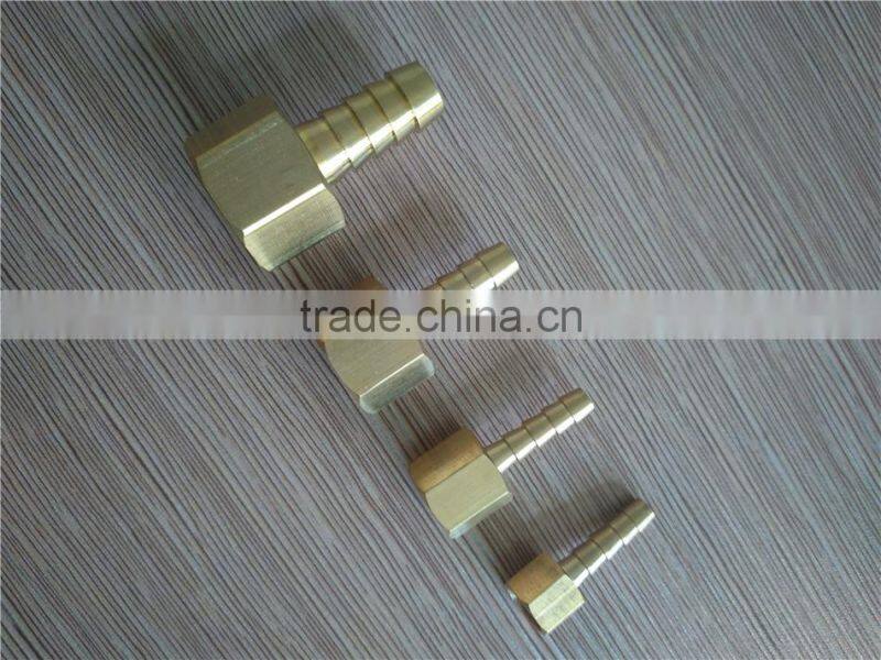 NPT/BSPP/BSPT brass hydraulic female Hose Barb Fitting