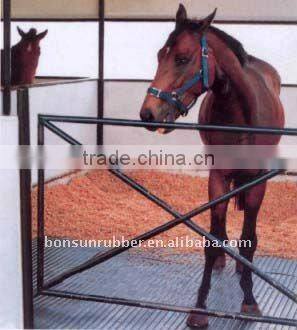 easy to clean ribbed cow rubber mat