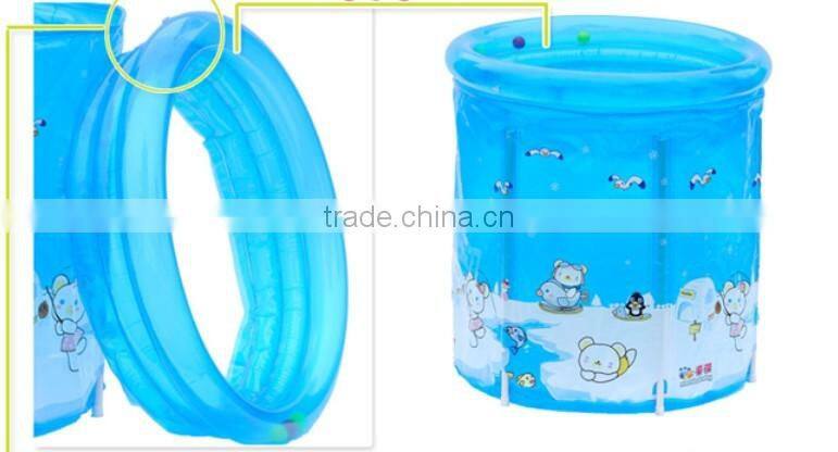 household blue baby swimming pool