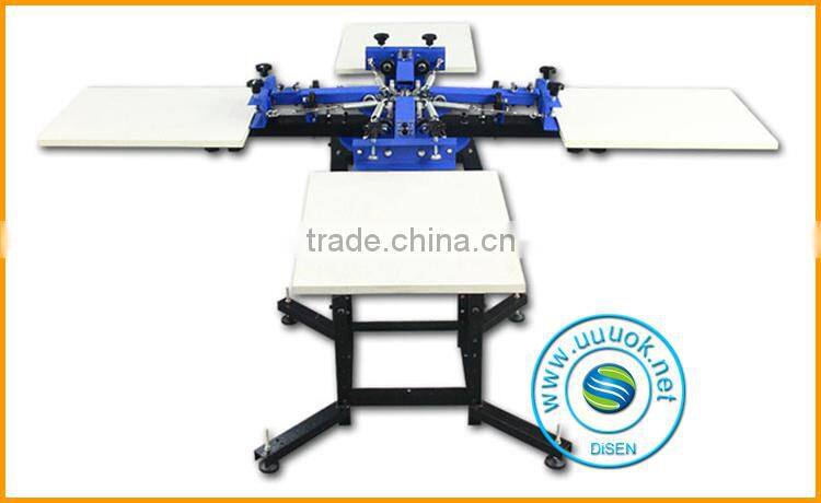 4 color manual screen printing machine for sale